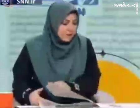 مجری زن تلویزیون کولاک کرد/ انتقاد شدید المیرا شریفی‌مقدم از روزنانه هم‌میهن +فیلم