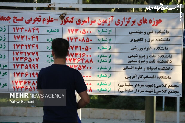 آغاز توزیع کارت کنکور از ۲۵ دی