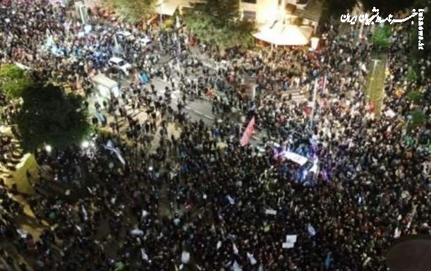 خیابان‌های تل‌آویو مملو از معترض شد