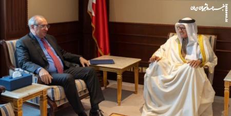 سفیر رژیم صهیونیستی و وزیر خارجه بحرین دیدار کردند