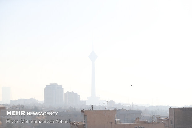 شاخص آلودگی هوای پایتخت در مرز بسیار ناسالم قرار گرفت