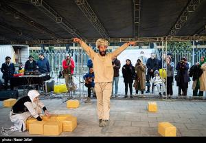 تصاویر| نمایش های خیابانی چهل‌و‌یکمین جشنواره تئاتر فجر