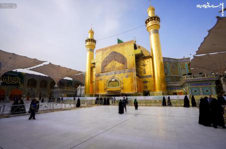 کتیبه‌های ولادت امام علی(ع) در نجف