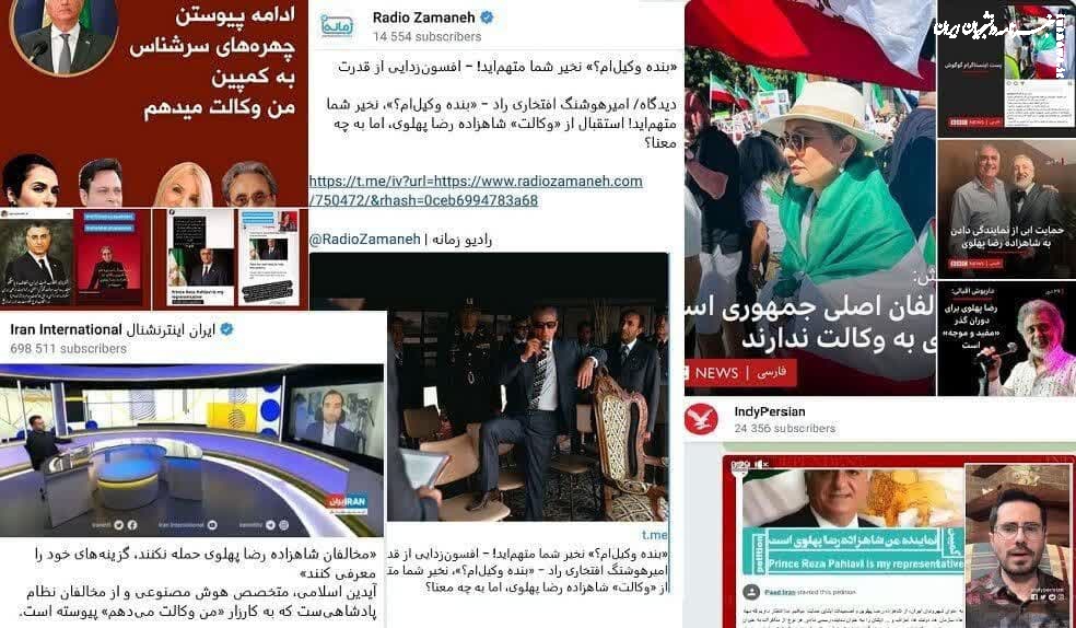 تفرقه در رسانه‌های فارسی‌زبان خارجی بر سر وکالت به شاهزاده