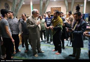 تصاویر| حضور عین‌اللهی در جمع معتکفین دانشگاه تهران