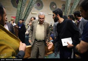تصاویر| حضور عین‌اللهی در جمع معتکفین دانشگاه تهران
