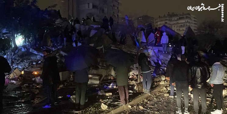 تلفات زلزله در ترکیه به ۲۳۱۶ نفر افزایش یافت