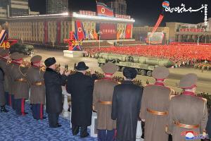 تصاویر | موشک بالستیک بین قاره‌ای جدید کره شمالی رونمایی شد