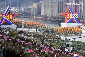 تصاویر | موشک بالستیک بین قاره‌ای جدید کره شمالی رونمایی شد