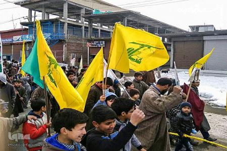 فیلم| راهپیماییِ مردم کشمیر در جشن پیروزی انقلاب ایران