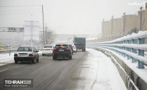 عکس| عملیات ویژه در روز برفی پایتخت