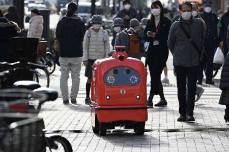 تصرف خیابان‌های توکیو با ربات‌های تحویل کالا