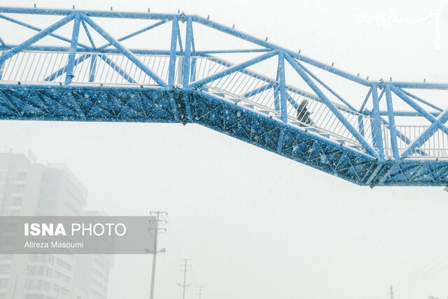 بارش برف و باران در نقاط مختلف کشور/ همدان با دمای ۱۵- درجه سردترین مرکز استان 
