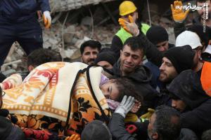 عکس| نجات یافتگان زلزله ترکیه-سوریه