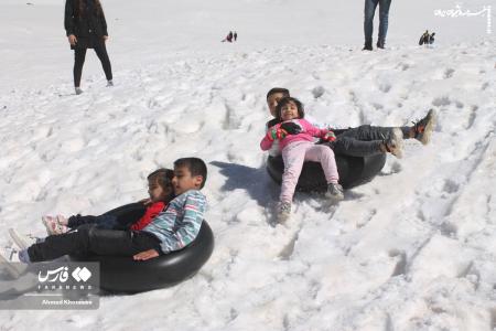 عکس| برف بازی «خوزستانی ها» 