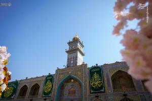 تصاویر| نصب کتیبه‌های ولادت سرداران کربلا در نجف