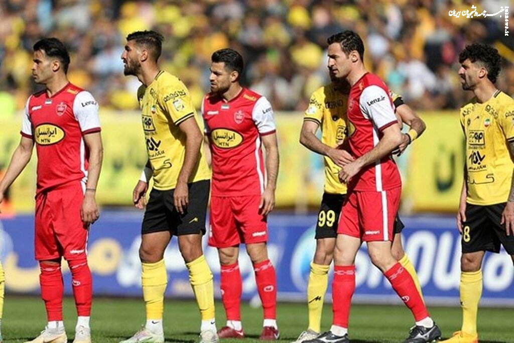 رفتار زننده یک بازیکن در بازی پرسپولیس-سپاهان