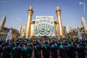 تصاویر| جشن ولادت حضرت ابالفضل(ع) در حرم امیرالمومنین