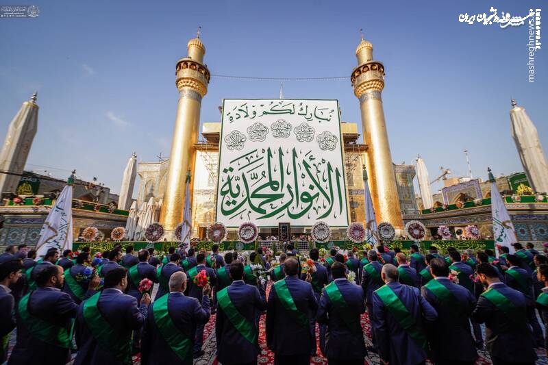 تصاویر| جشن ولادت حضرت ابالفضل(ع) در حرم امیرالمومنین