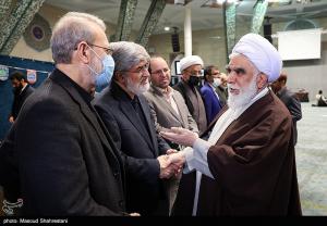 تصاویر| مراسم ختم همسر شهید آیت الله مطهری در دانشگاه تهران