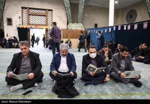 تصاویر| مراسم ختم همسر شهید آیت الله مطهری در دانشگاه تهران