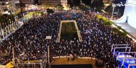 امشب در تل‌آویو چه می‌گذرد؟/ تظاهرات ۱۶۰ هزار نفری علیه نتانیاهو 