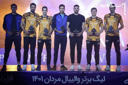 تیم رویایی لیگ سی و ششم والیبال ایران معرفی شد