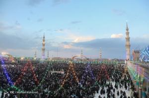 عکس| جشن میلاد حضرت صاحب الزمان (عج) در مسجد مقدس جمکران