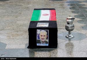 تصاویر| تشییع پیکر مرحوم غفوری‌فرد در حرم امام رضا(ع)