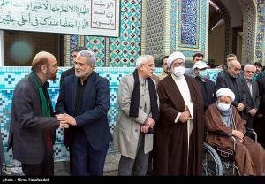 تصاویر| تشییع پیکر مرحوم غفوری‌فرد در حرم امام رضا(ع)
