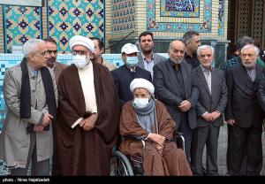 تصاویر| تشییع پیکر مرحوم غفوری‌فرد در حرم امام رضا(ع)