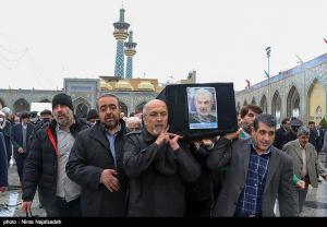 تصاویر| تشییع پیکر مرحوم غفوری‌فرد در حرم امام رضا(ع)