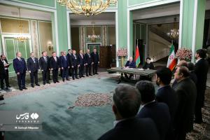 تصاویر| استقبال رسمی از رئیس‌جمهور بلاروس