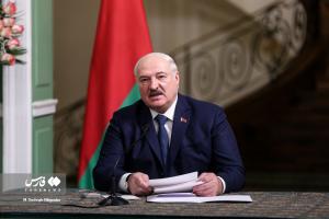 تصاویر| استقبال رسمی از رئیس‌جمهور بلاروس