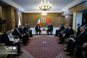 تصاویر| دیدار رئیس‌جمهور بلاروس با مخبر