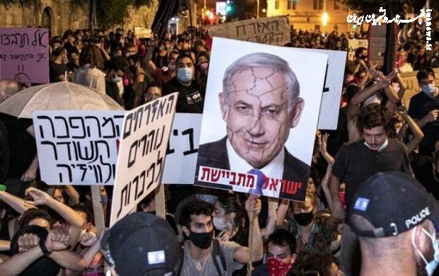 تظاهرات ۱۲۰ هزار نفری مخالفین نتانیاهو در تل‌آویو