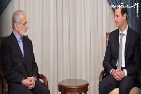 «کمال خرازی» با رئیس‌جمهور سوریه دیدار کرد