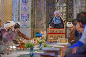 تصاویر| محفل انس با قرآن در مسجد نصیرالملک شیراز