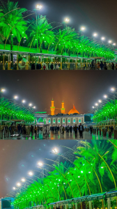 تصاویر| زائران کربلا و‌ نجف زیر نخستین باران بهاری