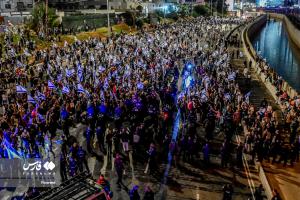 تصاویر| جنگ داخلی در اسرائیل