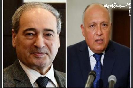 برای اولین بار پس از ۱۲ سال؛ مصر میزبان وزیر خارجه سوریه