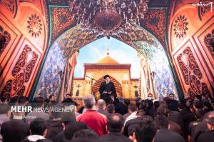 عکس| حضور رئیس جمهور در مراسم احیای شب نوزدهم ماه رمضان در امامزاده صالح(ع) تهران 