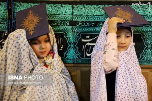 تصاویر جالب قرآن به سر گرفتن دهه نودی ها در شب قدر