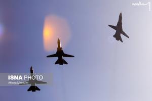 عکس| رژه هوایی جنگنده‌های نیروی هوایی ارتش