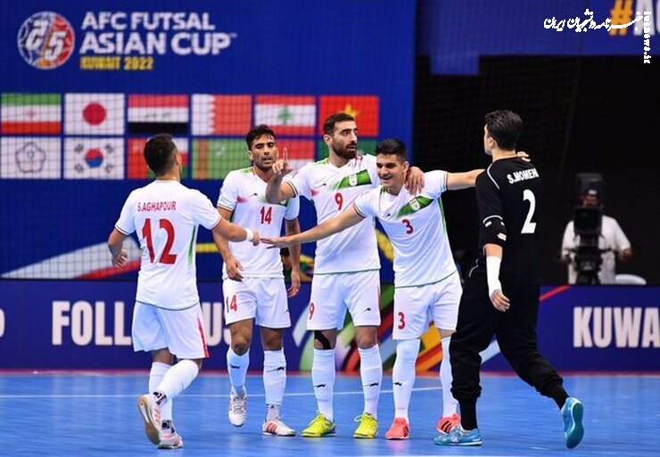 پیروزی پرگل تیم ملی فوتسال ایران