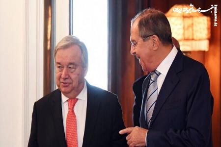 محورهای دیدار «لاوروف» با دبیرکل سازمان ملل