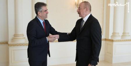 دیدار علی‌اف و وزیر خارجه رژیم صهیونیستی در باکو