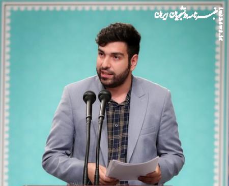 فیلم| سخنرانی محمد نوینی‌فرد، دبیر مجمع اسلامی دانشجویان، در دیدار با رهبر انقلاب 