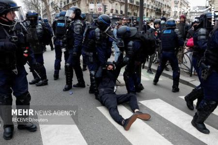 ۱۸۰ نفر در اعتراضات فرانسه بازداشت شدند