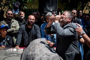 تصاویر| تشییع پیکر حسام محمودی